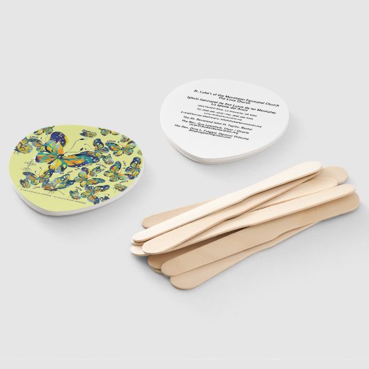 Mariposa Hand Fan-Centennial Celebration 2024 Handwaaier (Niet-gemonteerd)