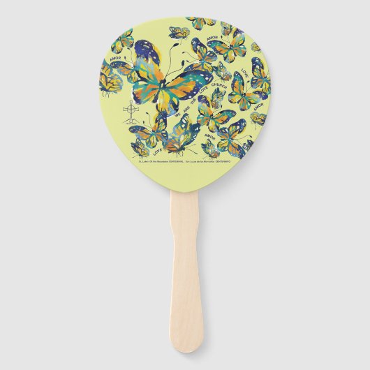 Mariposa Hand Fan-Centennial Celebration 2024 Handwaaier (Voorkant)