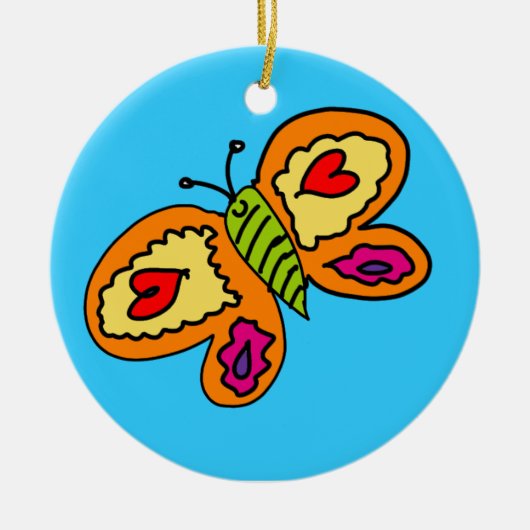 mariposa keramisch ornament (Voorkant)