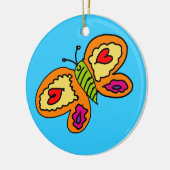 mariposa keramisch ornament (Links)