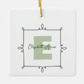 Mariposa Keramisch Ornament (Voorkant)