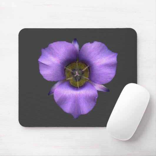 Mariposa Lily Mousepad, Brown Muismat (Met muis)