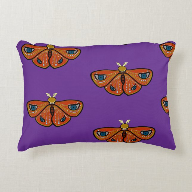 Mariposa Mística con Ojos Accent Kussen (Voorkant)
