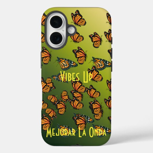 Mariposa Monarca, Monarch Vlinders - VIBES UP Case-Mate iPhone Case (Achterkant)