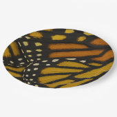 Mariposa Oranje Gele Monarch Vlinder Vleugel Papieren Bordje (Gekanteld)