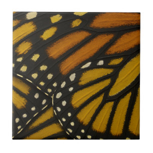 Mariposa Oranje Gele Monarch Vlindervleugel Tegeltje
