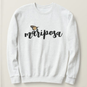 Mariposa Script Monarch Butterfly Sweatshirt