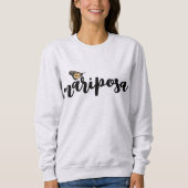 Mariposa Script Monarch Butterfly Sweatshirt (Voorkant)