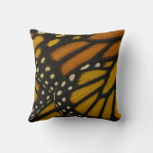 Mariposa Sinaasappel & Gele Monarch Vlindervleugel Kussen (Achterkant)