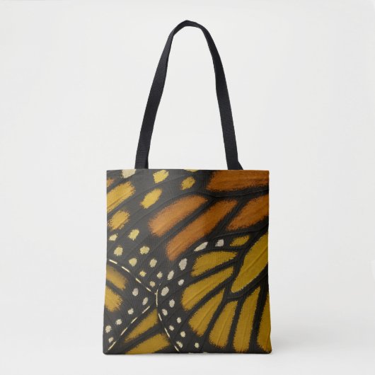 Mariposa Sinaasappel & Gele Monarch Vlindervleugel Tote Bag (Voorkant)