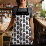 Mariposa Sugar Skull Mexican geïnspireerd Schort<br><div class="desc">Mariposa Sugar Skull Mexican Geïnspireerd Apron - De prachtige kunst van de Cavalera Sugar Skulls in Mexico maakt deel uit van een lange traditie van volkskunst. Ze noemen de suikerschedel omdat velen gemaakt waren van klei gesmolten suiker en vervolgens versierd werden met kleurrijke veren en kralen. Een verbluffend geschenk dat...</div>