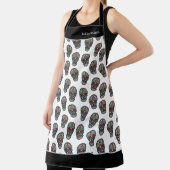 Mariposa Sugar Skull Mexican geïnspireerd Schort (Insitu)