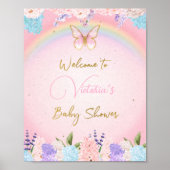 Mariposas y arcoiris, Cartel de bienvenida Poster (Voorkant)