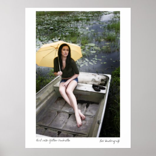 Maris-7069, Meisje met Gele Vand... Poster (Voorkant)
