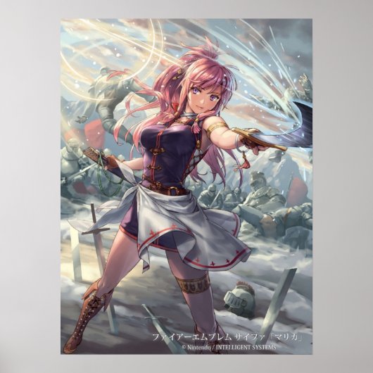 Marisa Fire Emblem the Sacred Stones Poster (Voorkant)