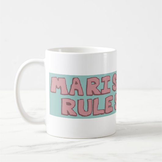 Marisa Rules Coffee Mok - Live volgens je eigen re (Links)