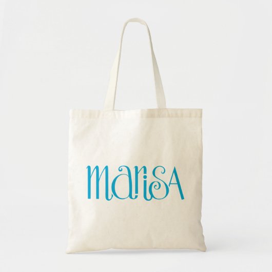 Marisa turquoise blue Bag Tote Bag (Voorkant)