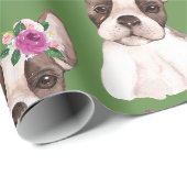 Marisol de Franse Bulldog Inpakpapier (Rol Hoek)