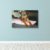 Marisol portret canvas afdruk (Insitu (Houten vloer))
