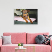 Marisol portret canvas afdruk (Insitu (Woonkamer))