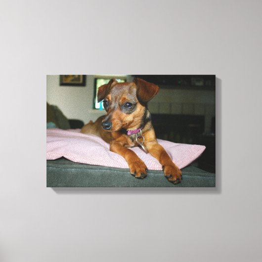 Marisol portret canvas afdruk (Voorkant)
