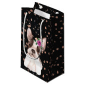 Marisol the French Bulldog Gift Bag Klein Cadeauzakje (Voorkant Gekanteld)