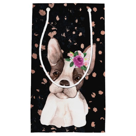Marisol the French Bulldog Gift Bag Klein Cadeauzakje (Voorkant)