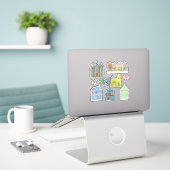 Marissa Caldwell onderzoekt Collectie #4 Sticker (Laptop op bureau)