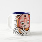 Marissa Maandag Design II Tweekleurige Koffiemok (Voorkant links)