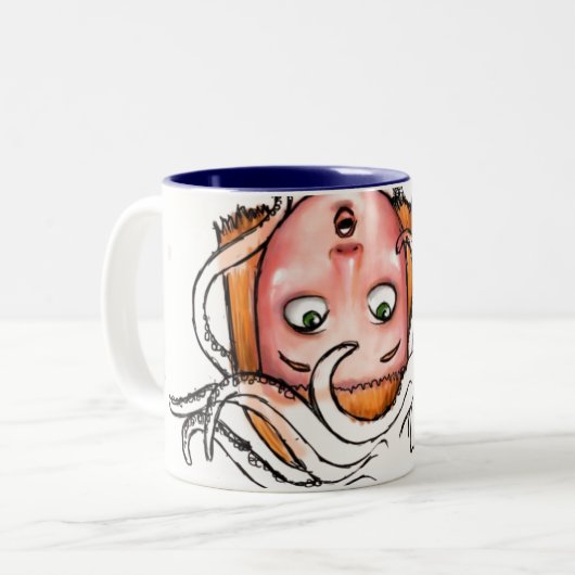 Marissa Maandag Design II Tweekleurige Koffiemok (Voorkant links)