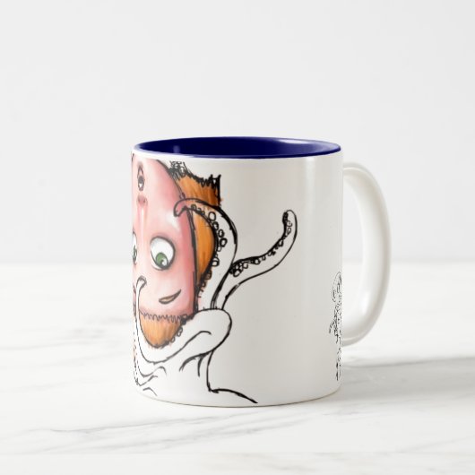 Marissa Maandag Design II Tweekleurige Koffiemok (Voorkant rechts)