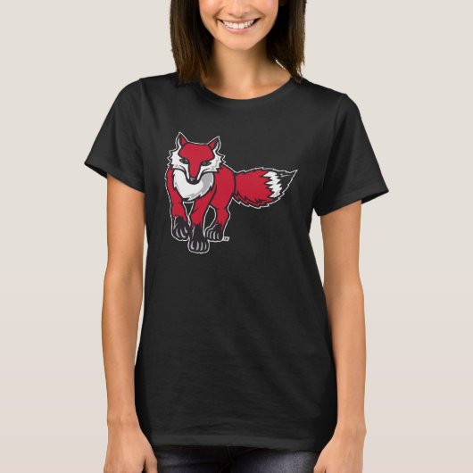 Marist College Rode Vossen State Shape T-shirt (Voorkant)