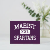 Marist - Spartans - High School - Eugene Oregon Briefkaart (Staand voorkant)