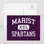 Marist - Spartans - High School - Eugene Oregon Briefkaart (Voorkant / Achterkant)