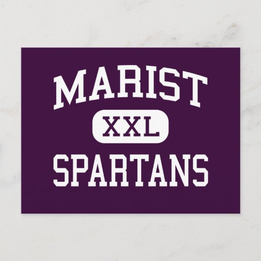 Marist - Spartans - High School - Eugene Oregon Briefkaart (Voorkant)