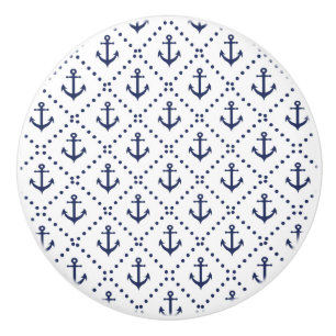 Maritiem anker keramische knop