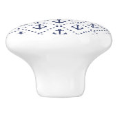 Maritiem anker keramische knop (Zijkant)