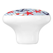 Maritiem anker keramische knop (Zijkant)