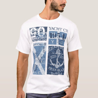 Maritiem anker - Yacht Club Nautisch Zeilen T-shirt