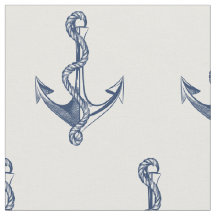  maritiem blauw anker anker patroon