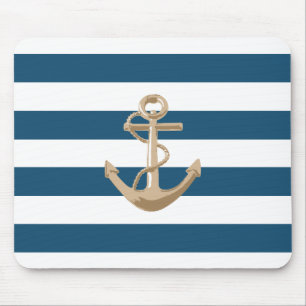 Maritiem en Nautisch met Anchor - Mousepad Muismat