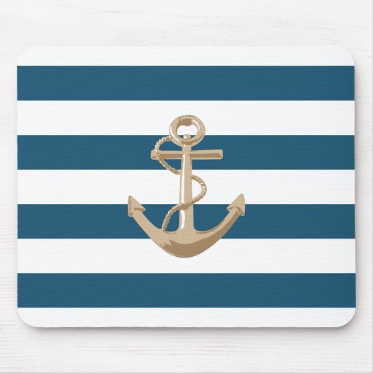 Maritiem en Nautisch met Anchor - Mousepad Muismat (Voorkant)