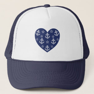Maritiem hart T-shirt Trucker Pet