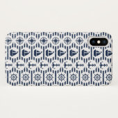 Maritiem in blauw patroon Case-Mate iPhone case (Achterkant (horizontaal))