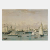  maritiem jacht Squadron bij Newport Harbour Inpakpapier Vel (Voorkant 2)