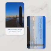 Maritiem jachthaven pier reisbureau toerisme visitekaartje (Voorkant / Achterkant)