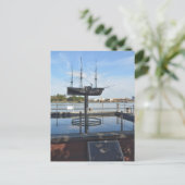 Maritiem monument SS Savannah Georgia Fotografisch Briefkaart (Staand voorkant)