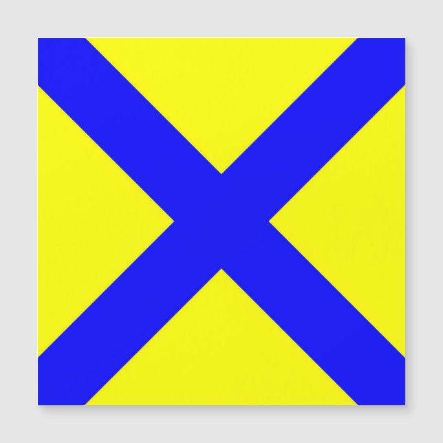 maritiem nautisch alfabet nummer vijf symboolvlag (Voorkant)