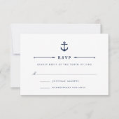 Maritiem | Nautisch anker RSVP (Voorkant)