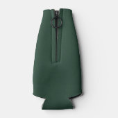 Maritiem Nautisch Wooden Helm Forest Green Flesjeskoeler (Achterkant)